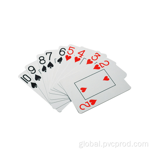 Plastic Playing Card Customized design PVC plastic poker cards Supplier